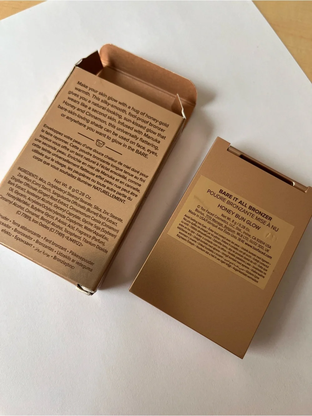 Too Faced Teddy Bare Honey Bun Glow Bronzer - Honey Bun Glow